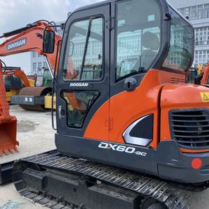 Dosan DX60 escavatore efficiente coreano 6ton idraulico cingolato Doosan DX60 escavatore idraulico usato - Product Image 3