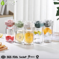 OEM/ODM Personnalisé Sans BPA 500ml Double paroi isolée Anti-fuite Écologique Design classique Couvercle push-pull Réutilisable Sûr pour les aliments