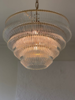 Lustres de plafond en verre de Murano vintage de luxe pour salon salle à manger hôtel