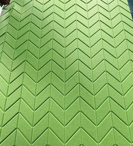 Materiale fonoassorbente pannelli acustici in poliestere con intaglio personalizzato - Product Image 6