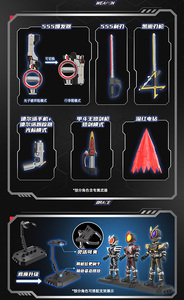 ฟิกเกอร์บล็อกกี้ คาเมนไรเดอร์ รุ่นสตาร์อิดิชั่น 02 ของแท้ ฉบับจีน ประกอบเอง ของเล่นบล็อกตัวต่อ กล่องสุ่ม - Product Image 5