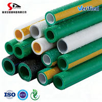 Tuyaux d'eau PPR personnalisés DN20-DN160 pour systèmes de plomberie chaude et froide, chauffage, certifiés ISO CE, durée de vie de 50 ans, support OEM