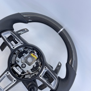 Volante de Fibra de Carbono CCExcellent para <span class=keywords><strong>Porsche</strong></span> Panamera 991.2 Carrera 911 918 992 718 GT4 RS 982 Boxster Cayman <span class=keywords><strong>Macan</strong></span> <span class=keywords><strong>2017</strong></span>+ - Product Image 4