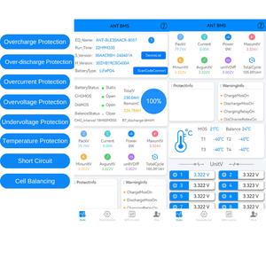 Tùy chỉnh LiFePO4 12V 24V 36V 48V 60V 72V 84V 96V LFP pin Lithium ion 40AH 60Ah 100Ah 150AH 200AH 300ah 500AH Pin - Product Image 5