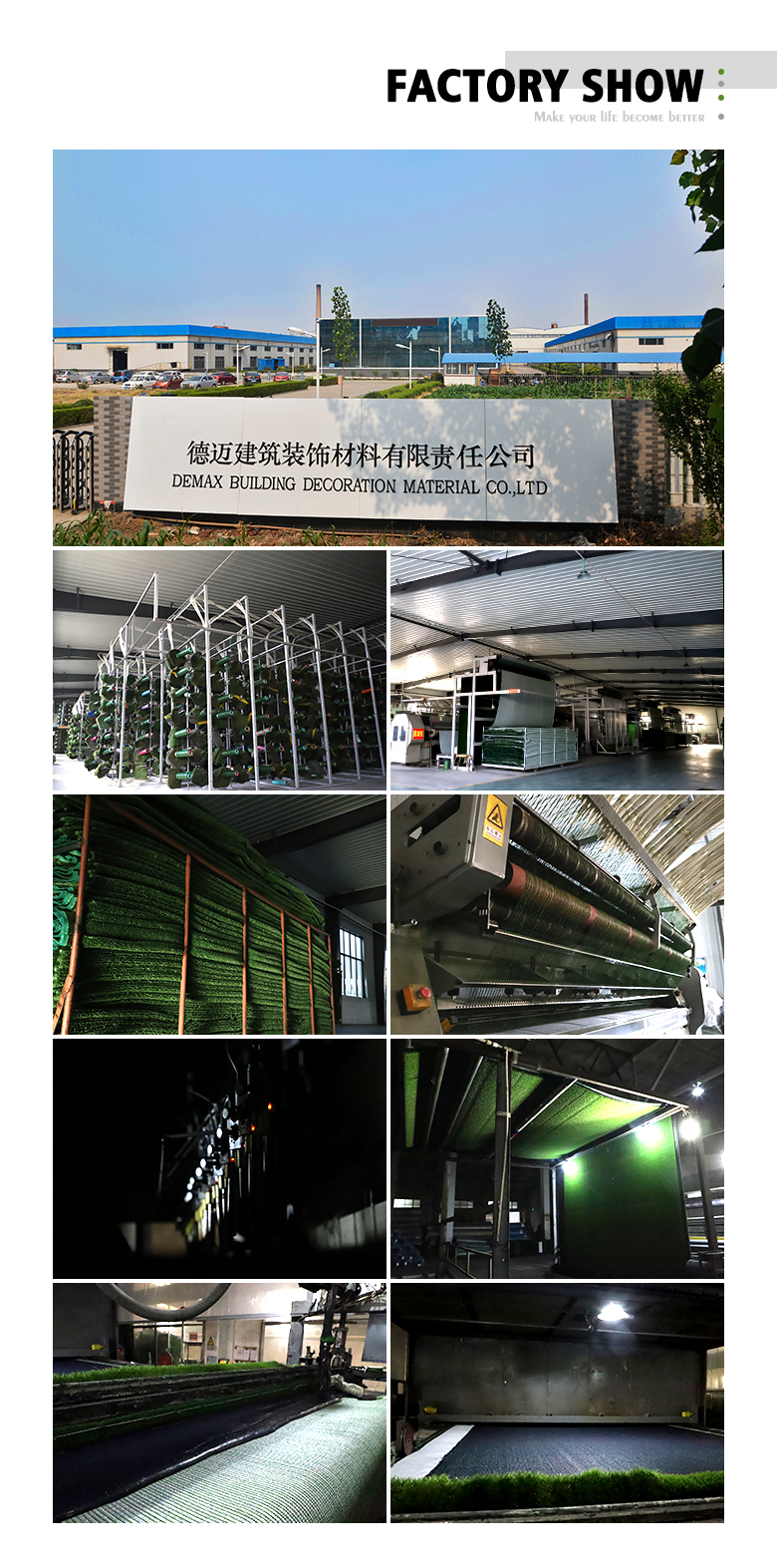 Artificial grass simulation plant  Garden Home Landscape decor Plastic Artificial Plants Outdoor Green Wall