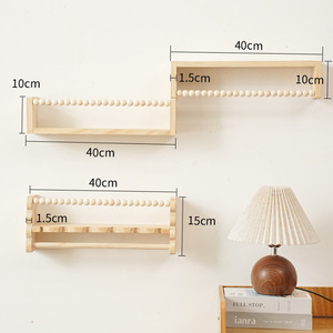 Étagère murale en bois pour enfants, 3 niveaux, pour chambre d'enfant, avec étagère de rangement pour jouets et plantes - Product Image 3