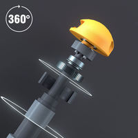 Corde à sauter intelligente S08 avec compteur électronique, équipement de fitness numérique sans fil durable noir pour l'exercice à domicile en intérieur