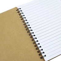 Bloc-notes promotionnel BECOL en papier kraft écologique, carnet à couverture rigide avec stylo et autocollant en PE pour étudiants