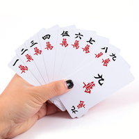 Jeu de cartes de Mahjong classique avec logo personnalisé, taille et style fantastiques, pour toutes les occasions