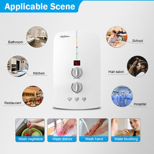 Bomba de agua eléctrica para baño, cabezal de ducha de baja presión, calentador de agua instantáneo, 30W, 5500w, 220v - Product Image 2