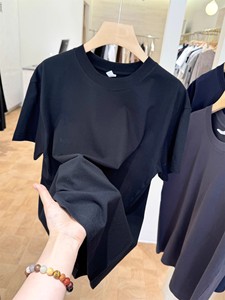 O-<b>Neck</b> 100% Cotton Breathable Men Women Custom High Quality T Shirt Blank T-shirt - Product Image 2