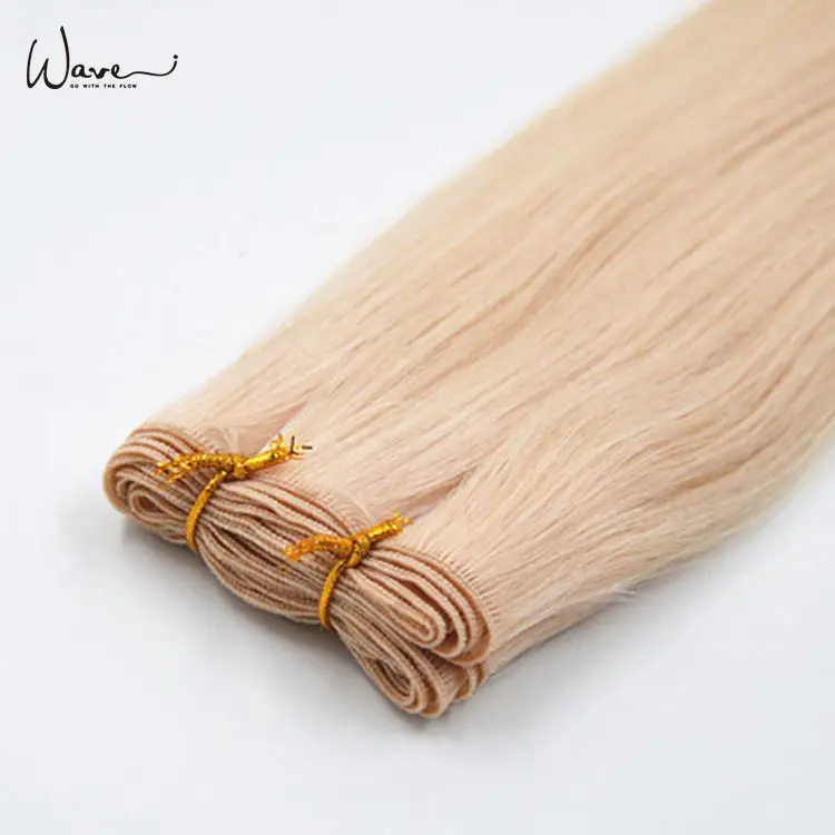 Hand Tied Weft Hair Extension Virgin Remy 16 18 20 22 inch Hand Tied Weft Hair Extension
