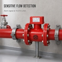 Indikator Aliran Air Berflens DN150 untuk Sistem Sprinkler Kebakaran Tipe Vane Perangkat Sinyal Alarm