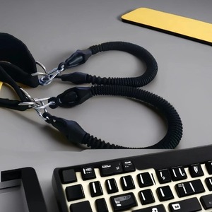 สายรัดข้อเท้ารูปตัวยู ดิลัน สำหรับการฝึกความแข็งแรง ยกน้ำหนัก ใช้ซ้ำได้ ทำจาก TPE ไนลอน ใช้ได้ทั้งชายและหญิง พร้อมตัวล็อคแบบตะขอและห่วง - Product Image 2