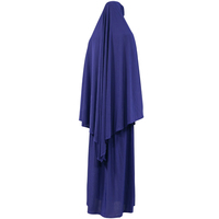 Abaya de dubaï pour femmes, Robe musulmane de couleur unie, vêtements de prière, longue Robe de Ramadan, Kaftan islamique, ensembles de Jilbab