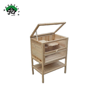 <span class=keywords><strong>Cabane</strong></span> à hamster <span class=keywords><strong>en</strong></span> bois personnalisée de luxe Petite maison à hamster de haute qualité pour rongeurs durables et écologiques - Product Image 3