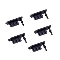 Cache-poussière avec colonne fixe Capuchon étanche Trou en caoutchouc de silicone Bouchon anti-poussière Usb Femelle Port Protector Usb A