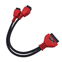 OBD2 Scanner voiture plat + mince mâle à femelle Chrysler 12 + 8 broches câble de connexion de Diagnostic pour Interface de connecteur d'outil de Diagnostic