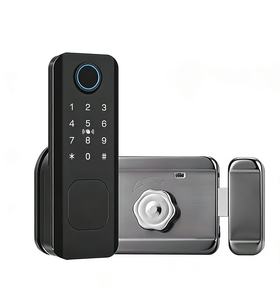 บูลล็อคพร้อมระบบจดจำลายนิ้วมือและปลดล็อกระยะไกลสำหรับประตู<span class=keywords><strong>ล็อค</strong></span>อัจฉริยะกันน้ำสำหรับใช้งานกลางแจ้ง - Product Image 1