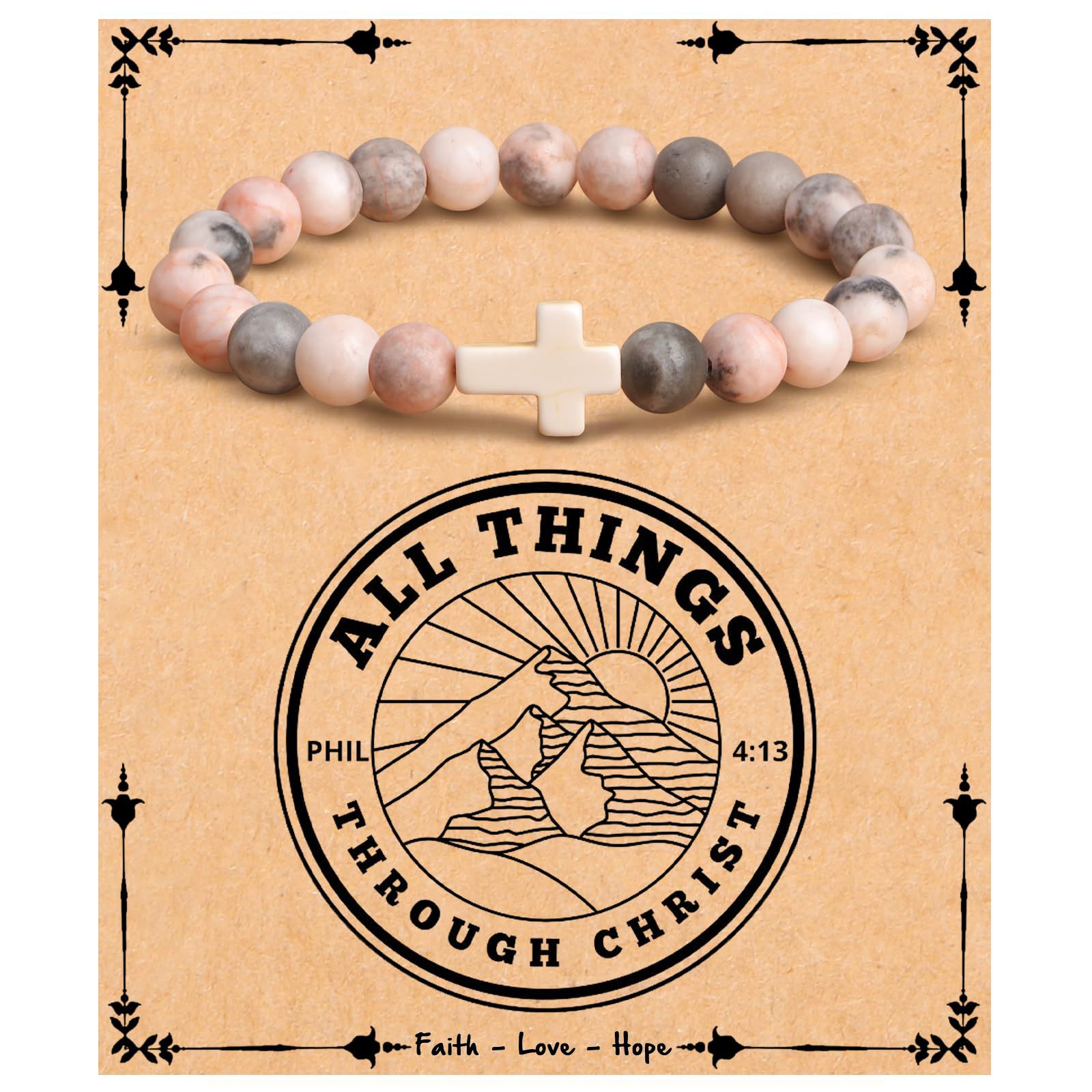 Bracelet Zèbre Rose - Tout est par Jésus-Christ - PHlL
