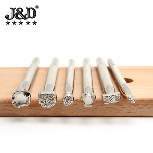 JINDIAO Da Khắc Mô Hình Cá Công Cụ In Ấn Thiết Lập 6 Bộ Công Cụ Da Thiết Lập Thủ Công Da Sản Xuất Nghệ Thuật Rau Tann - Product Image 3