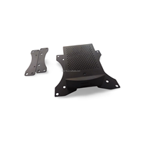 2021 Raspberry Pi 5b papan logam warna hitam penutup dengan 100mm ukuran Vesa lengan Mounting Plate