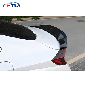 Negro brillante ABS fibra de carbono Look <span class=keywords><strong>GT</strong></span> estilo coche trasero maletero alerón bota labio cola de pato para <span class=keywords><strong>Hyundai</strong></span> Sonata N <span class=keywords><strong>Line</strong></span> DN8 2020-2023 - Product Image 3