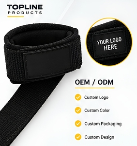 Bandes de soutien pour poignets Topline Products, fermeture à boucle réglable, entraînement de force, musculation, plusieurs couleurs disponibles - Product Image 3