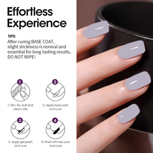 R S Nail 6 colori Macaron professionale Gel smalto Set bottiglia LED Packaging libero Designer francese puro colore Gel smalto - Product Image 3