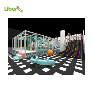 Gran Parque de Aventuras Interior de Estilo Moderno y Funcional para Niños, con Zona de Juegos Suave, Trampolín y Circuito Ninja - Product Image 4