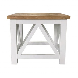 SG431 <span class=keywords><strong>elliot</strong></span> Cổ Điển Trang Trại Tái Chế Tái Chế Mộc Mạc Parquetry Thông Rắn Gỗ Top End Side Vuông Bảng Cho Phòng Khách - Product Image 2