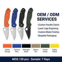 Mini couteau pliant de poche, manche FRN, acier inoxydable, EDC, camping, outil de survie en plein air