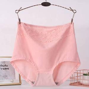 Ropa Interior de Algodón Transpirable de Cintura Alta a Precio Económico, Venta al por Mayor de Bragas de Talla Grande para Mujer - Product Image 2