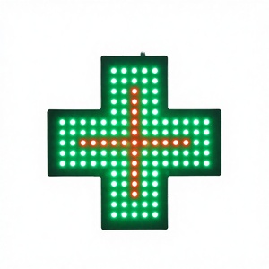Letrero LED Digital de Cruz de Farmacia 12x12, Verde y Rojo, para Interiores, Centro Comercial, Aeropuerto, 1 Año de Garantía - Product Image 2