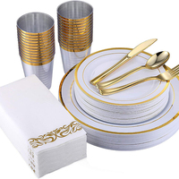 Prêt à Expédier 40x30cm Serviettes Papier de Soie Décoratif Restaurant 1 Plis Dîner Argent Or Estampillé Airlaid Serviette en Papier