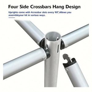Optional Size Adjustable Silver Metal <b>Frame</b> Pipe <b>Backdrop</b> Stand Wedding Stage Decoration Display Accessories - Product Image 4
