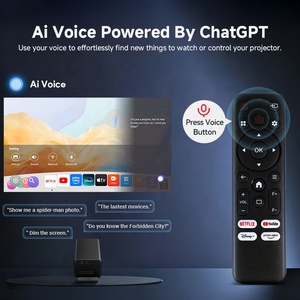 Hotack เครื่องฉายวิดีโอ<span class=keywords><strong>4K</strong></span> แบบ Full HD 1080P สำหรับโฮมเธียเตอร์ X7AA LCD แบบพกพาอัจฉริยะแอนดรอยด์ Google TV เกมโปรเจคเตอร์ท่องเที่ยว - Product Image 3