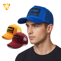 5 Panneau Sérigraphie Casquette De Camionneur Pas Cher Logo Personnalisé Homme Plain Baseball Blanc Personnalisé Casquette En Maille De Camionneur