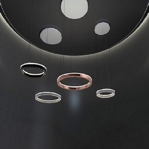 Zigbee dia.400mm Hướng dẫn sử dụng nâng thông minh LED ánh sáng mặt dây chuyền từ xa ứng dụng điều khiển cho văn phòng nhà CE - Product Image 4