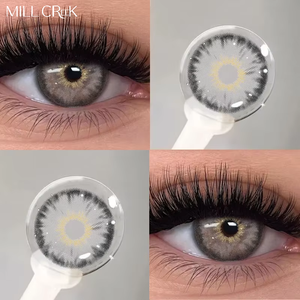 Lentes de Contacto Suaves Coreanas de Tres Tonos Más Vendidas al por Mayor, Material HEMA-NVP, 40% de Contenido de Agua, <span class=keywords><strong>Maquillaje</strong></span> para Ojos Grandes y Hermosos - Product Image 4