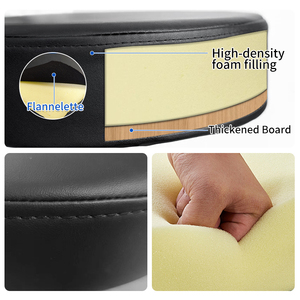 Bán buôn thoải mái thông tư điều chỉnh chiều cao cán xoay đen PU ghế phòng thí nghiệm - Product Image 3