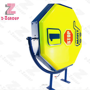 Boîte lumineuse publicitaire personnalisée pour café, enseigne extérieure <span class=keywords><strong>ronde</strong></span>, panneaux publicitaires LED double face, boîte lumineuse en acrylique - Product Image 6