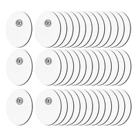 Prix d'usine – Coussinets de remplacement TENS ovales 3x4cm en non-tissé avec adhésif puissant pour unité TENS 3,5 mm – Patch thérapeutique conducteur