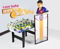 Table de sport d'intérieur personnalisable 4-en-1 multifonctionnelle : football, tennis de table, bowling, shuffleboard, fabriquée en Chine