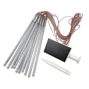 Luces LED solares de lluvia de meteoritos, iluminación de <span class=keywords><strong>calle</strong></span>, decoración de Navidad, vacaciones - Product Image 2