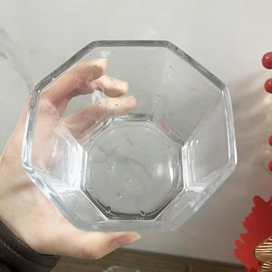 Frascos de Vidrio Octogonales Transparentes de Alta Calidad para Velas, 250ml/120ml/535ml, Ideales para Jugos y Cocina, Más Vendidos - Product Image 4