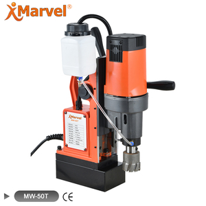 MW-50T 50mm haute vitesse en acier foret hélicoïdal vertical fer plaque machine de forage magnétique - Product Image 4