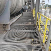 Marches d'escalier en acier galvanisé antidérapantes et anticorrosion pour une sécurité accrue