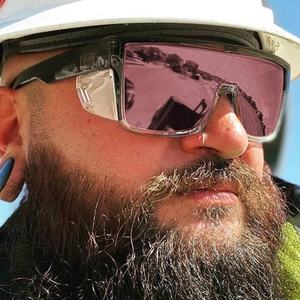 Gafas DE SEGURIDAD Z87 de alta calidad, lentes de resistencia al impacto de PC, gafas de sol deportivas para hombres y mujeres, marco de gran tamaño, diseñador de logotipo personalizado - Product Image 4
