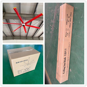 8ft Dc Không Chổi Than Lớn Công Nghiệp HVLS Người Hâm Mộ Loại Trần - Product Image 6